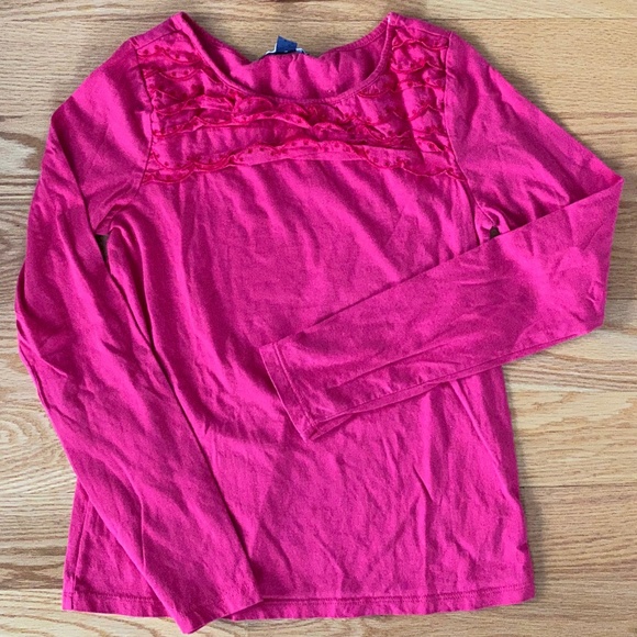 Girls E-Land Floral Pants + GAP Long-Sleeve Top (12) - Picture 2 of 8